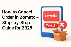 how to cancel order on zomato